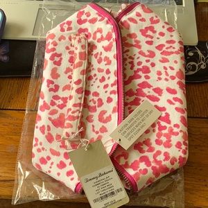 Tommy Bahamas diagonal zip cosmetic pouch Hl1056PIN